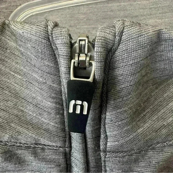 Travis Matthew Pullover Quarter 1/4 Zip Gray Golf Mens Size Medium Long Sleeve - Picture 15 of 15